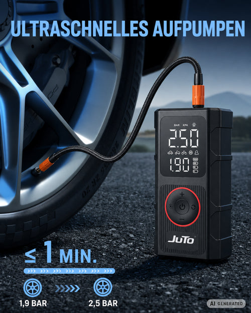 Air Pro X 200 – Kabellose Akku-Luftpumpe für Fahrrad, Auto & Motorrad